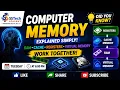 Computer Memory Explained in 10 Minutes RAM Cache Registers Virtual Memory Computer Basics