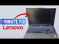 Fix Lenovo Laptop Won t Turn On But Power Light Works