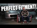 Test Fitting the BEST Wheels for a 350Z