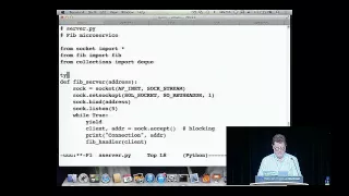 David Beazley - Python Concurrency From the Ground Up LIVE
