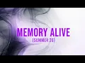 Memory Alive Summer 26 - VISUALIZER