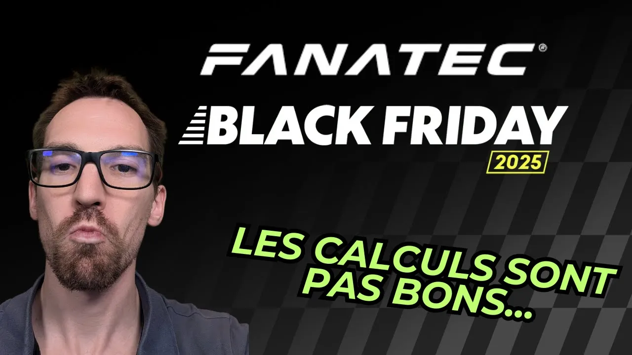 Fanatec Black Friday 2025 : Les meilleures promos à ne pas rater !