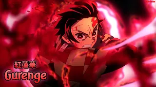 Lyrics AMV Kimetsu No Yaiba OP Full Gurenge LiSA 