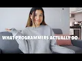 What do front end developers actually do