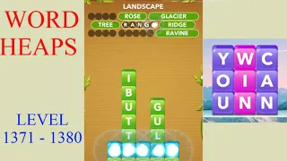 Word Heaps Level 1371 - 1380 All Answers Walkthrough