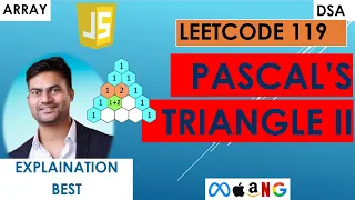 Pascal s Triangle II Leetcode 119 JavaScript Generate row only