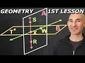Geometry Lesson 1 - Points Lines and Planes