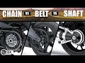 Motorcycle Chain vs Belt vs Shaft Which one is Better