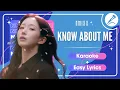 NMIXX - 'KNOW ABOUT ME' Instrumental | Karaoke with Easy Lyrics