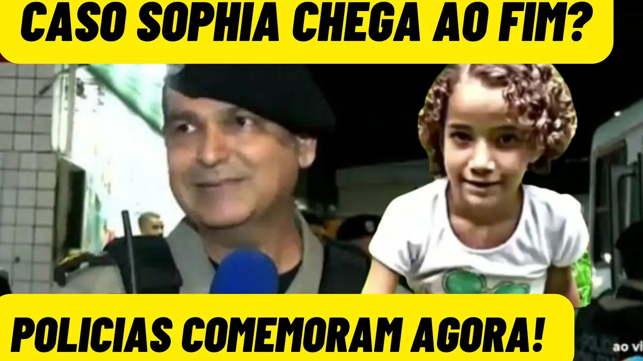 CASO SOPHIA  CHEGA AO FIM ? POLICIAS COMEMORA ?!@CidadeAlertaRecord