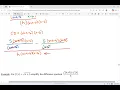 ColAlg 2-6-4 Simplify Difference Quotient of a Rational Function