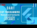 Flutter OOP in Dart Syntactic and Named Constructor thecodecollege
