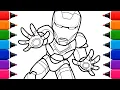 Iron Man Coloring Page Watch His Armor Come to Life