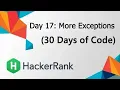 HackerRank Day 17 More Exceptions Java Solution