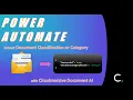 How to Classify or Categorize Documents using AI in Power Automate