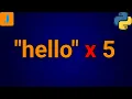 Write A Program To Print Hello 5 Times In Python
