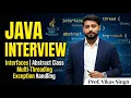 Master Java Interview Concepts Interfaces Abstract Classes Multi-Threading and Exception