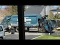 Town of Brookhaven CCC Heil Garbage Truck B12 Picking Up Trash