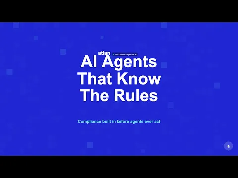 Atlan + Cyera: Make AI Agents Compliance-Aware Before They Act