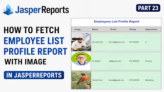 JasperReports Tutorial for Beginners 2026 Display Dynamic Image from a DB Full Course Part 23