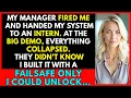 Download Lagu My Manager Fired Me, Gave My System to an Intern — Now Their Demo Just Self-Destructed