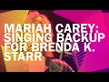 MARIAH CAREY: Singing Backup for Brenda K Starr (Rare & Unseen)