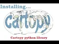 How To Install Cartopy Python Library