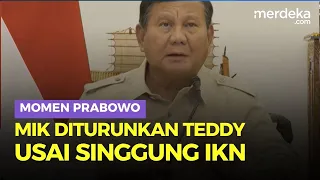 [FULL] Detik-Detik Prabowo Singgung IKN Saat Rapat Penting, Teddy Langsung Turunkan Mik Presiden