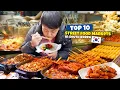 Top 10 BEST Korean STREET FOOD Markets in South Korea