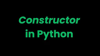 Understanding Constructors and Destructors in Python A Comprehensive Guide
