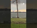 April Hail Tearing Up the Lake