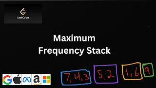 895 Maximum Frequency Stack - Leetcode