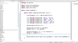 Store Custom Object in ArrayList -15