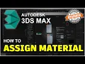 3DS Max How To Assign Material Tutorial