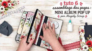 [DT] TUTO 6/6- Coller les pages à la couverture Album Horizontal Pop Up  @magalyscrap ​