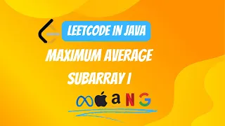 LeetCode Java Solution Maximum Average Subarray I Sliding Window Explained