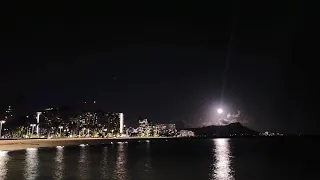 Moonrise over Diamond Head Hawaii 20220614 200309 time lapse