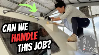 Installing Handles on our Boat – S04E05 | Building Wilda