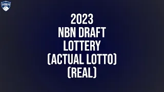 2023 NBN Draft Lottery Actual Drawing