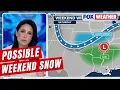 Major Snowstorm Possible For Northeastern Interstate 95 Corridor This Weekend