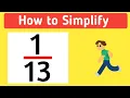How to Simplify the Fraction