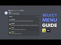 Learn Select Menus in 17 Minutes Discord js v14