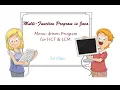 Multifunction Program in Java HCF LCM Rupesh Dey
