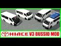 Toyota Hiace Standard Roof BUSSID MOD (V3 UPDATE + NEW RELEASE)