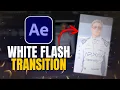 How to Make White Flash Transition in After Effects FAST