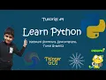 Learn Python Tutorial 4 Keyboard Shortcuts Save Programs Turtle Graphics