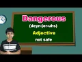 Synonyms for Words Dangerous