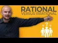 How to classify real numbers between rational and irrational numbers