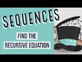 Find the Recursive Equation of a Geometric Sequence