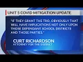 Unit 5 give an update on their COVID mitigations